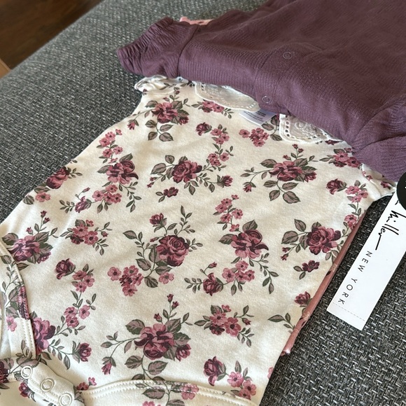 NWT Nicole Miller 3-piece set, onesies, size 3-6 months - Picture 4 of 6